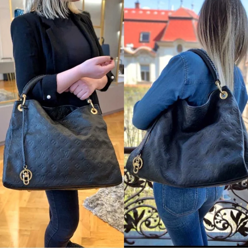 SOLD-Authentic Louis Vuitton Artsy MM Mng Empreinte Infini (Navy) - Picture 16 of 16